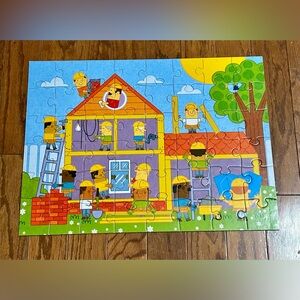 Colorful Construction Puzzle for Kids